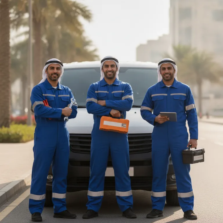 مساعدة على الطريق فريق في نايف